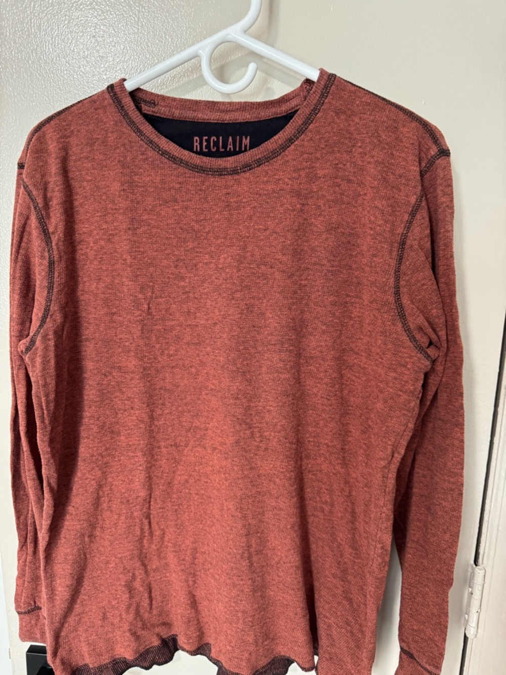 Men’s Buckle Reclaim Drop Needle Thermal - Rust Red